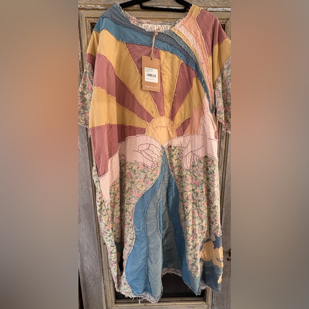 Colorful Patchwork Dress magnolia pearl